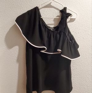 NWT Lane Bryant Black and White top